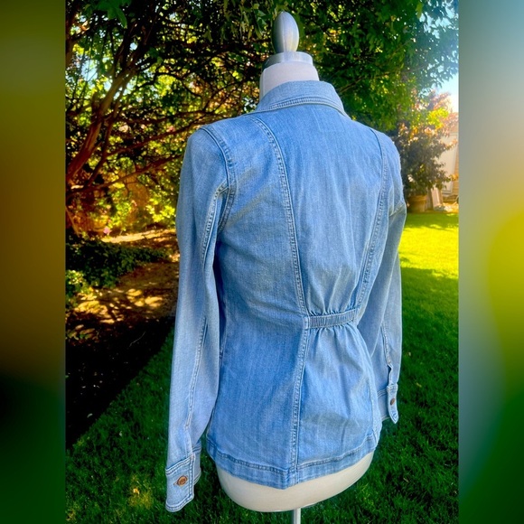 Maurices Light Blue Jean 🧥 jacket - Picture 3 of 6